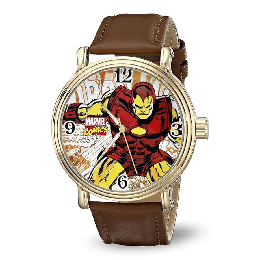 Amazon.com: Marvel Adult Vintage Analog Quartz Watch